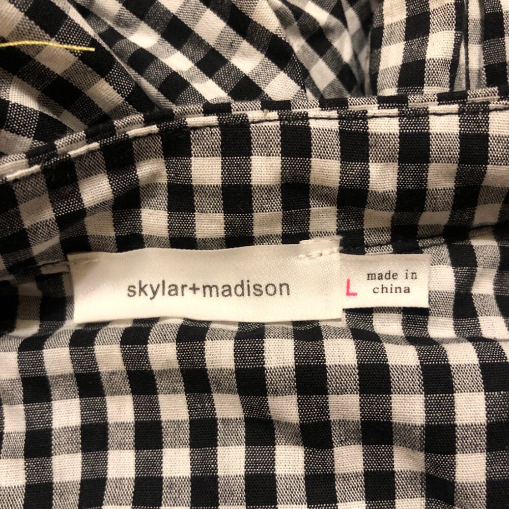 Black & White Checkered Swing Dress - Picture 6 of 10